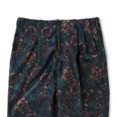 画像8: MEGABLOSSOM Corduroy Pants NVY ボタニカルプリント コーデュロイ パンツ (8)