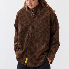 画像1: GIGANSLEY Corduroy Shirts CML ペイズリー コーデュロイ シャツ (1)