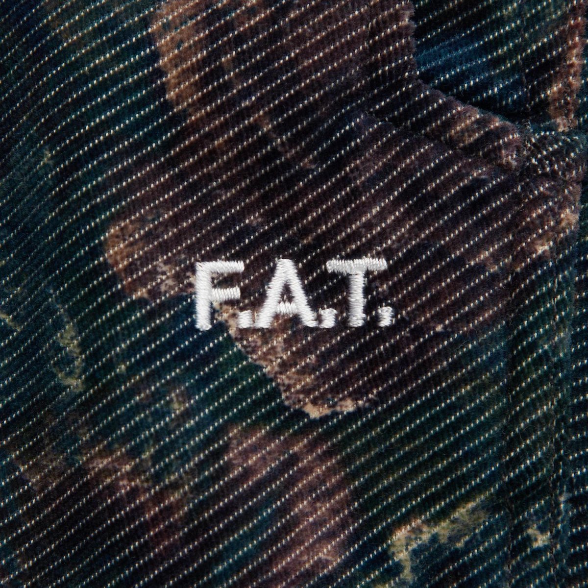 画像5: MEGABLOSSOM Corduroy Pants NVY ボタニカルプリント コーデュロイ パンツ (5)