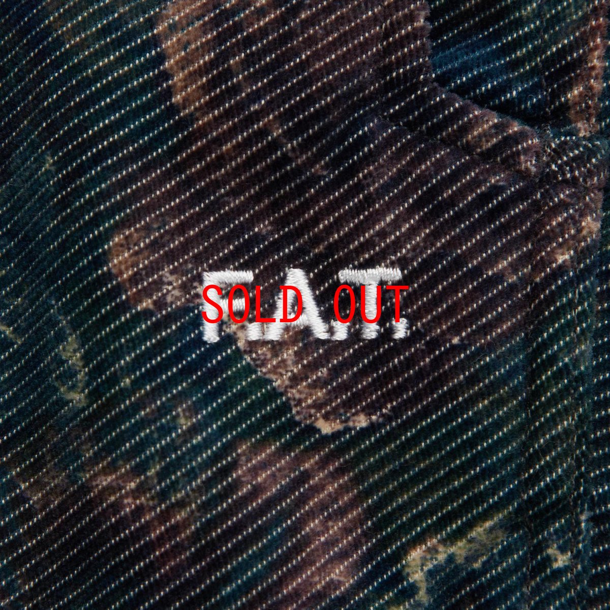 画像5: MEGABLOSSOM Corduroy Pants NVY ボタニカルプリント コーデュロイ パンツ (5)