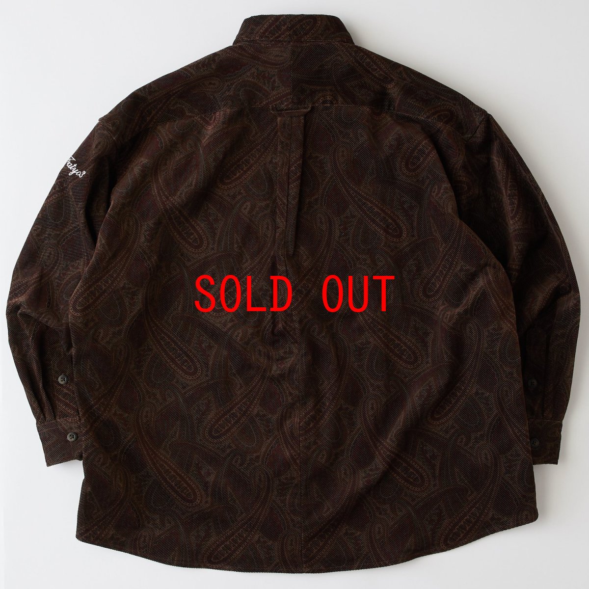 画像3: GIGANSLEY Corduroy Shirts WNE ペイズリー コーデュロイ シャツ (3)