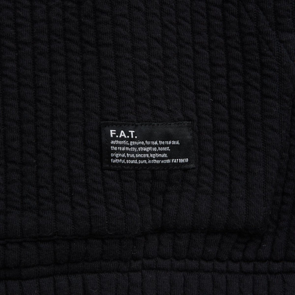 画像5: QUILZIP Quilting Zip Sweat Hoodie BLK ZIP パーカー キルティング フーディー (5)