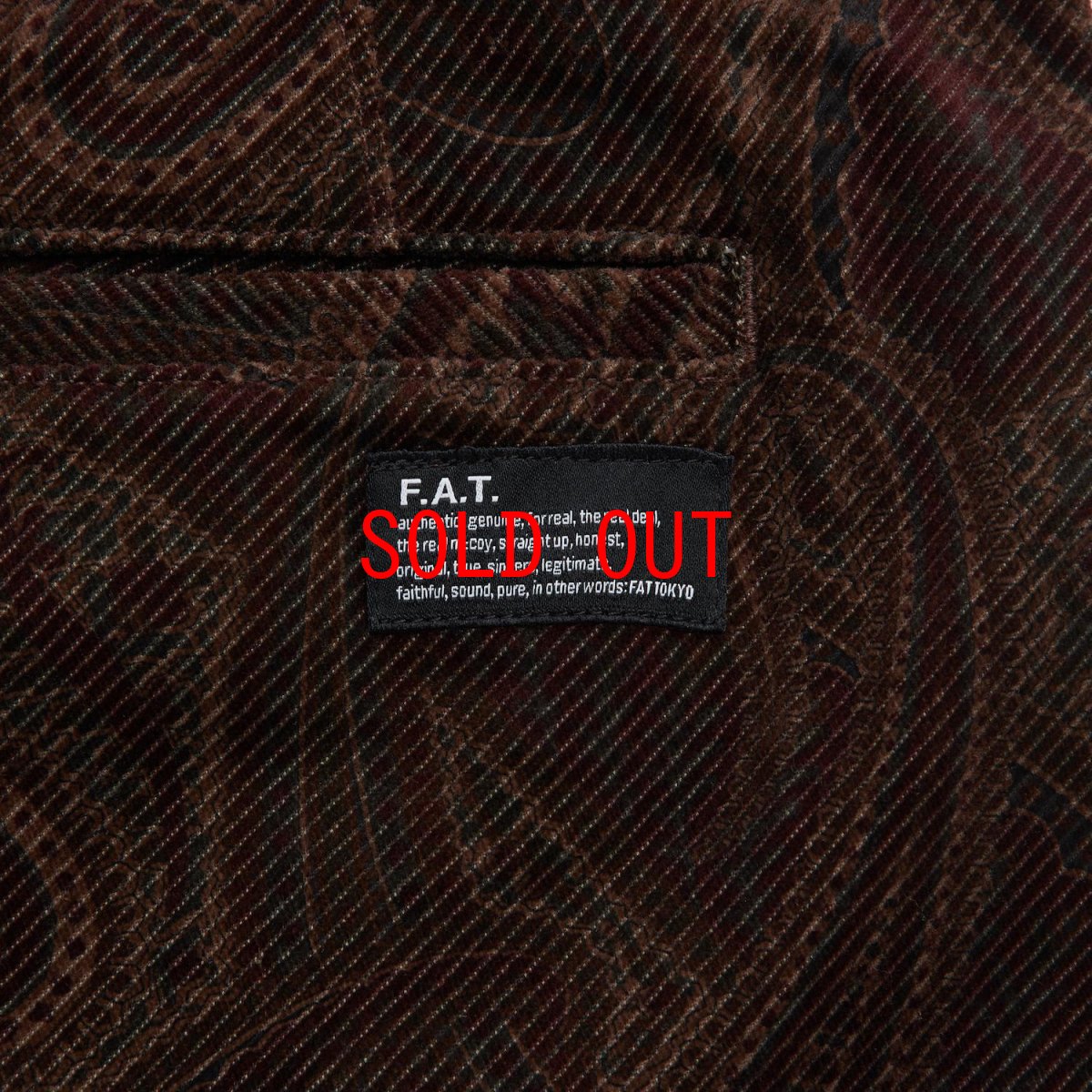 画像4: MEGANSLEY Corduroy Pants WNE ペーズリー コーデュロイ パンツ (4)