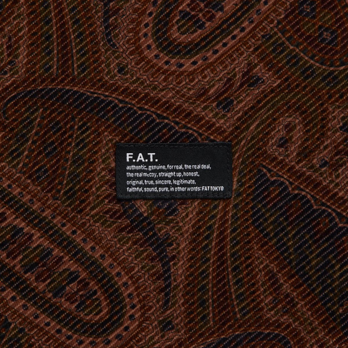 画像4: GIGANSLEY Corduroy Shirts CML ペイズリー コーデュロイ シャツ (4)