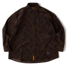 画像2: GIGANSLEY Corduroy Shirts WNE ペイズリー コーデュロイ シャツ (2)