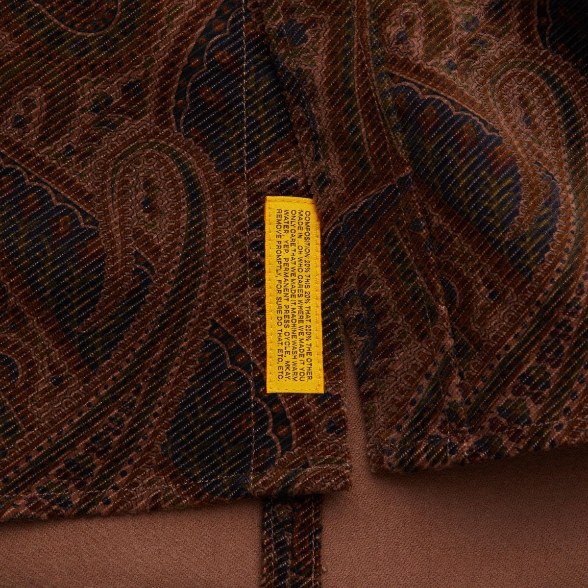 画像5: GIGANSLEY Corduroy Shirts CML ペイズリー コーデュロイ シャツ (5)