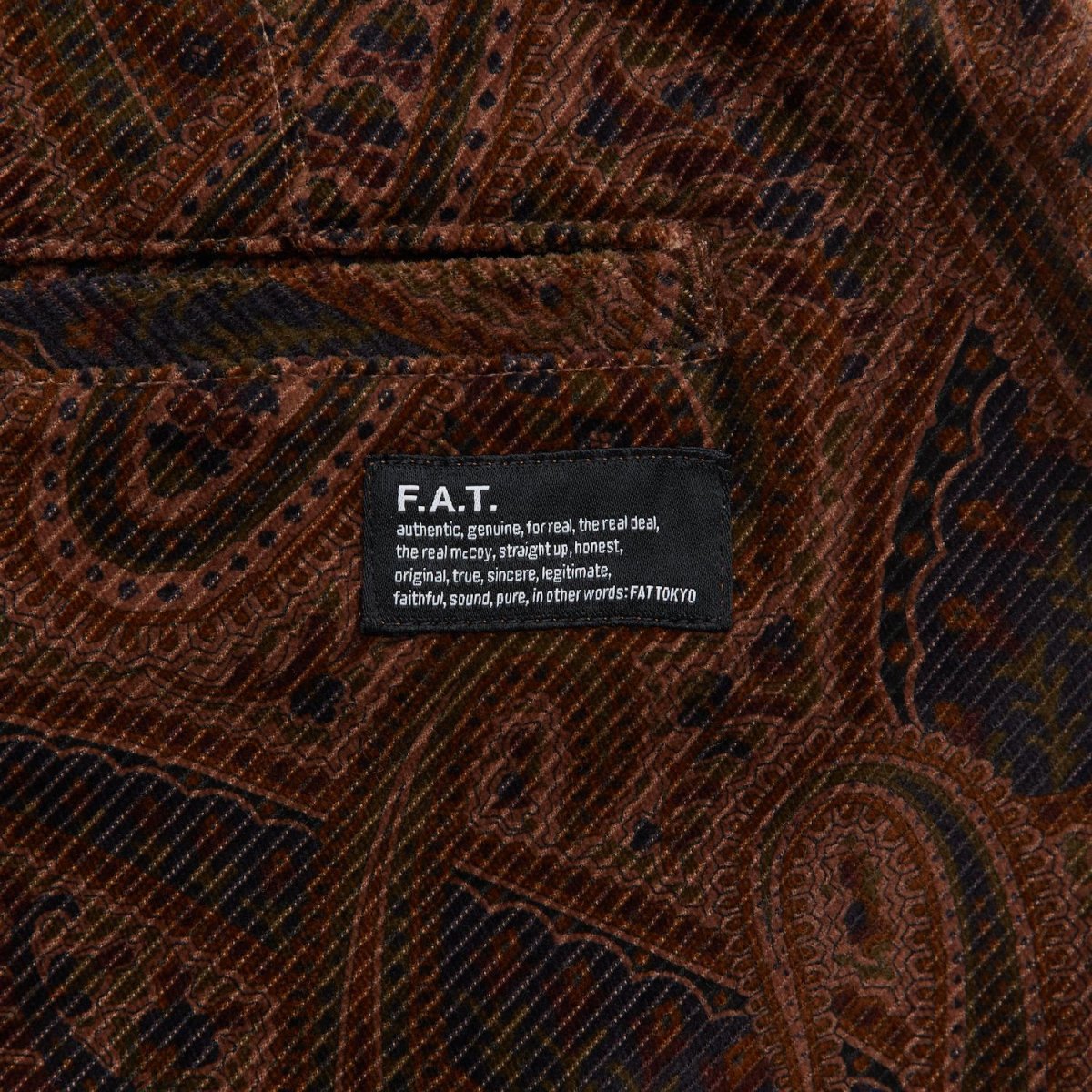 画像5: MEGANSLEY Corduroy Pants CML ペーズリー コーデュロイ パンツ (5)