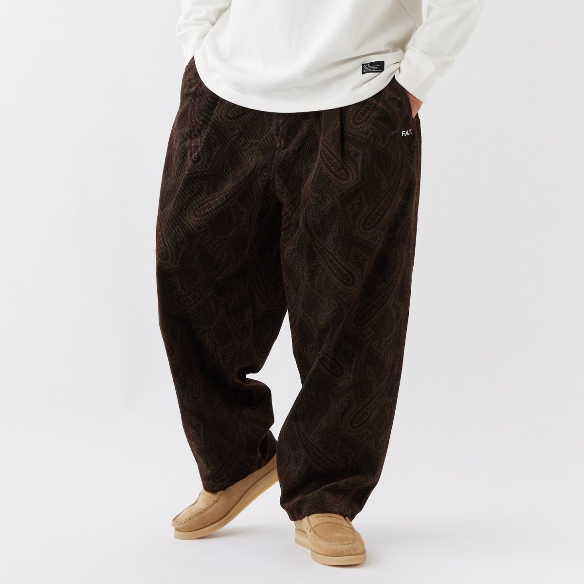 画像1: MEGANSLEY Corduroy Pants WNE ペーズリー コーデュロイ パンツ (1)