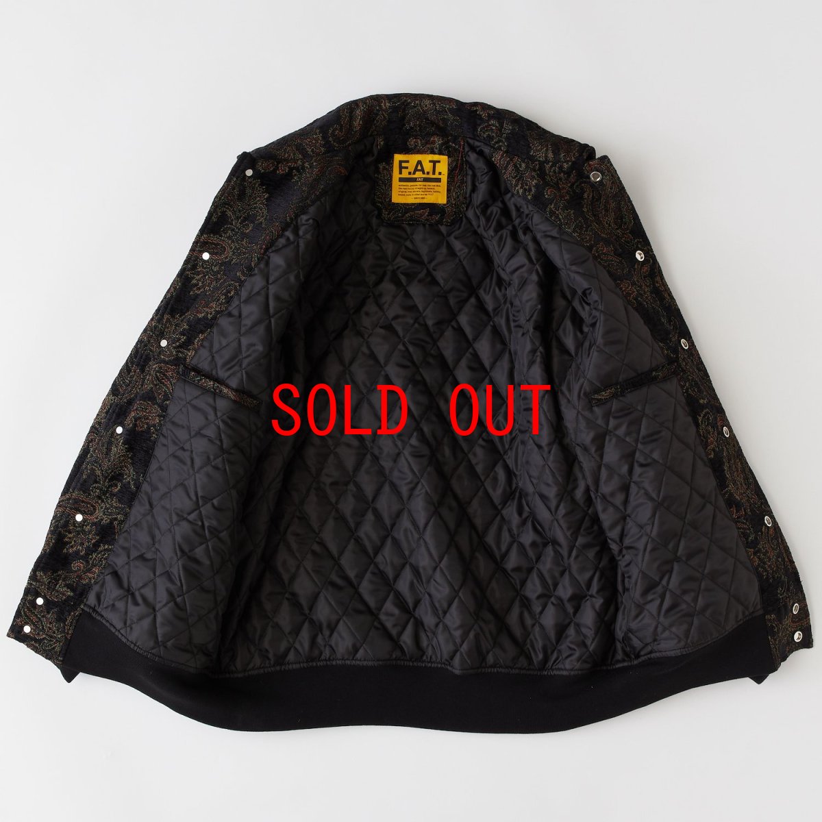 画像4: GOOPERS Gobelin Jacket ゴブラン ジャガード リブ ブルゾン ジャケット (4)