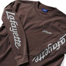 画像6: Sleeve Logo Washed L/S Tee Brown スリーブ ロゴ 長袖 Tシャツ (6)
