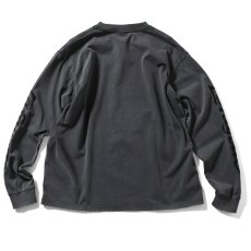 画像2: Sleeve Logo Washed L/S Tee Gray スリーブ ロゴ 長袖 Tシャツ (2)