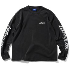 画像2: Sleeve Logo Washed L/S Tee Black スリーブ ロゴ 長袖 Tシャツ (2)