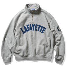 画像4: Arch Logo Halfzip Sweat Shirt Ash Grey ハーフ ジップ スウェット (4)