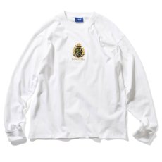 画像2: Heritage Emblem L/S Tee White エンブレム 長袖 Tシャツ (2)