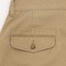 画像7: Faded Two Tuck Chino Beige コットン タック チノ パンツ (7)