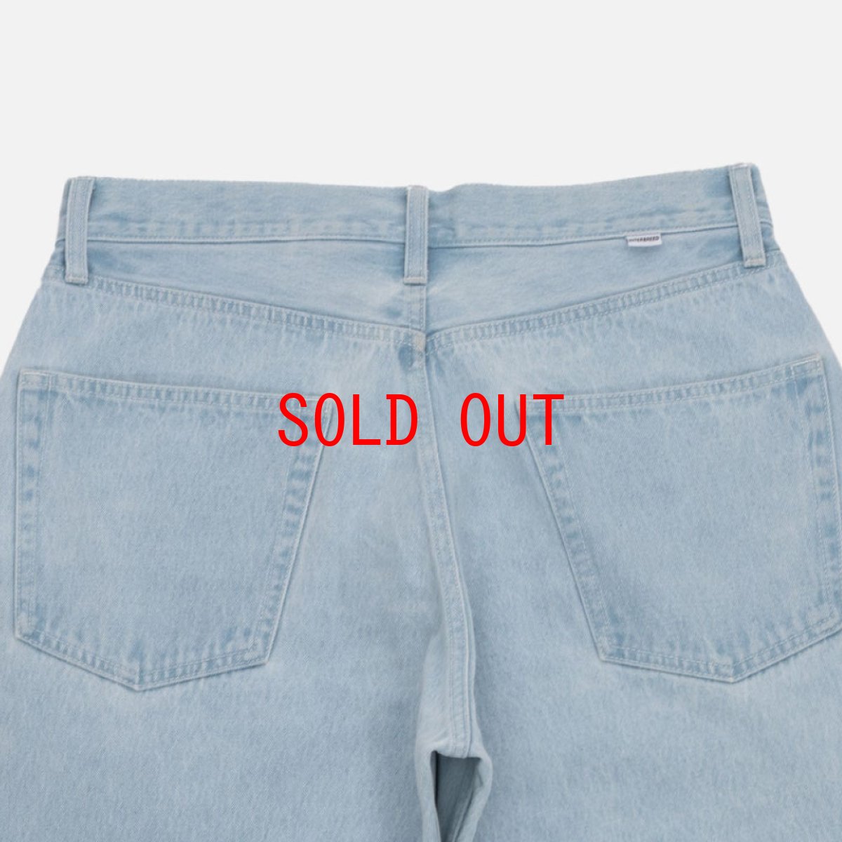 画像7: Washed Daily Jeans Denim Pants Ice Blue ウォッシュ デニム パンツ (7)