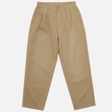 画像3: Faded Two Tuck Chino Beige コットン タック チノ パンツ (3)