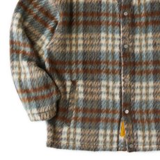 画像7: SHAGGYSHOT Mohair Snap Cardigan Sax モヘア スナップ カーディガン (7)