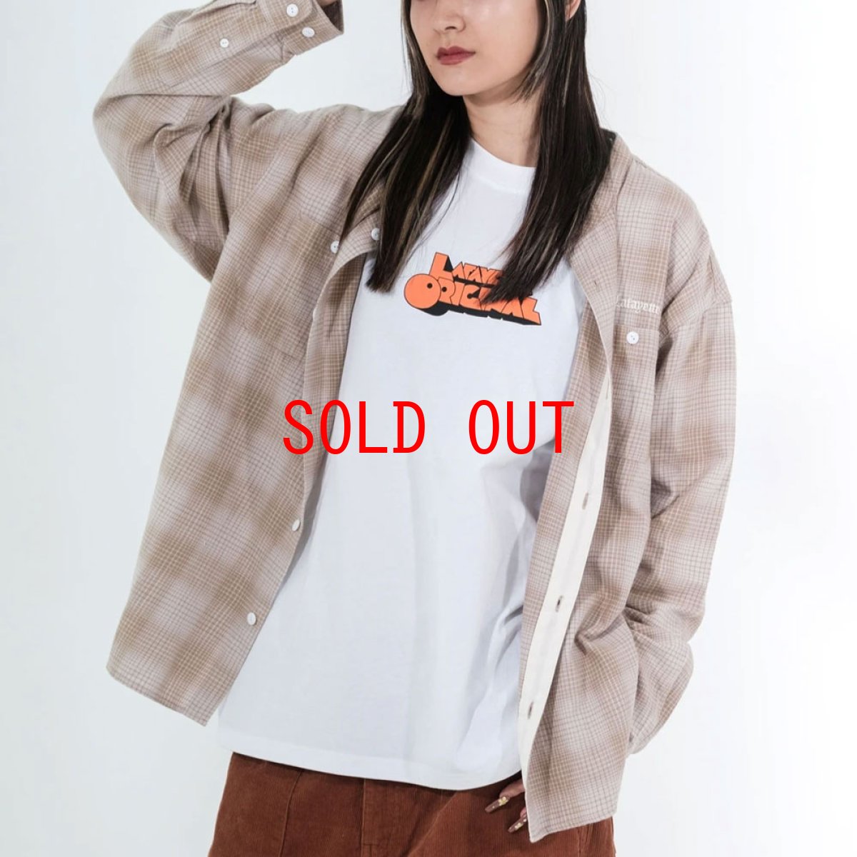 画像2: Clockwork L/S Tee White 長袖 Tシャツ (2)