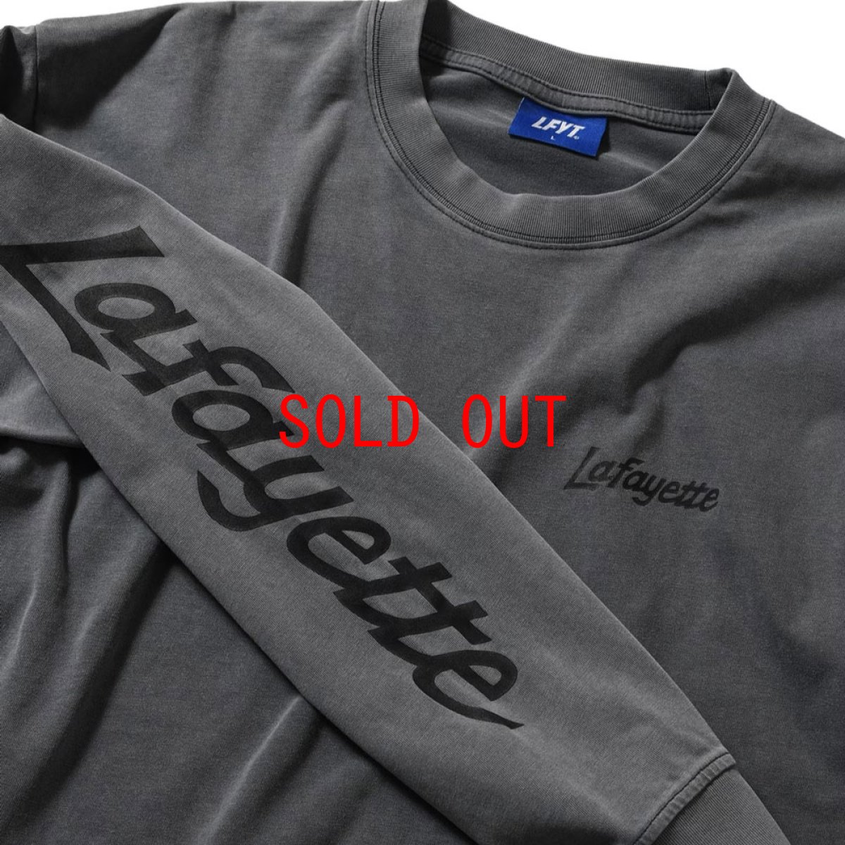 画像3: 【LFYT 沖縄 Tシャツ セレクトショップ 通販】Sleeve Logo Washed L/S Tee Gray スリーブ ロゴ 長袖 (3)