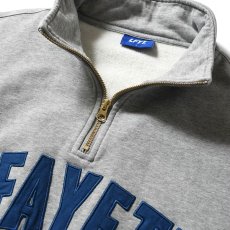 画像9: Arch Logo Halfzip Sweat Shirt Ash Grey ハーフ ジップ スウェット (9)