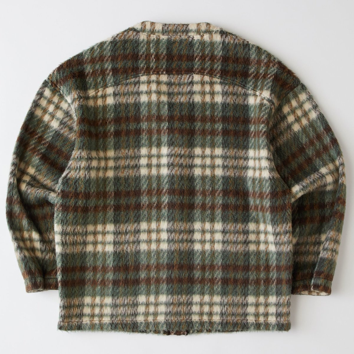 画像3: SHAGGYSHOT Mohair Snap Cardigan Green モヘア スナップ カーディガン (3)