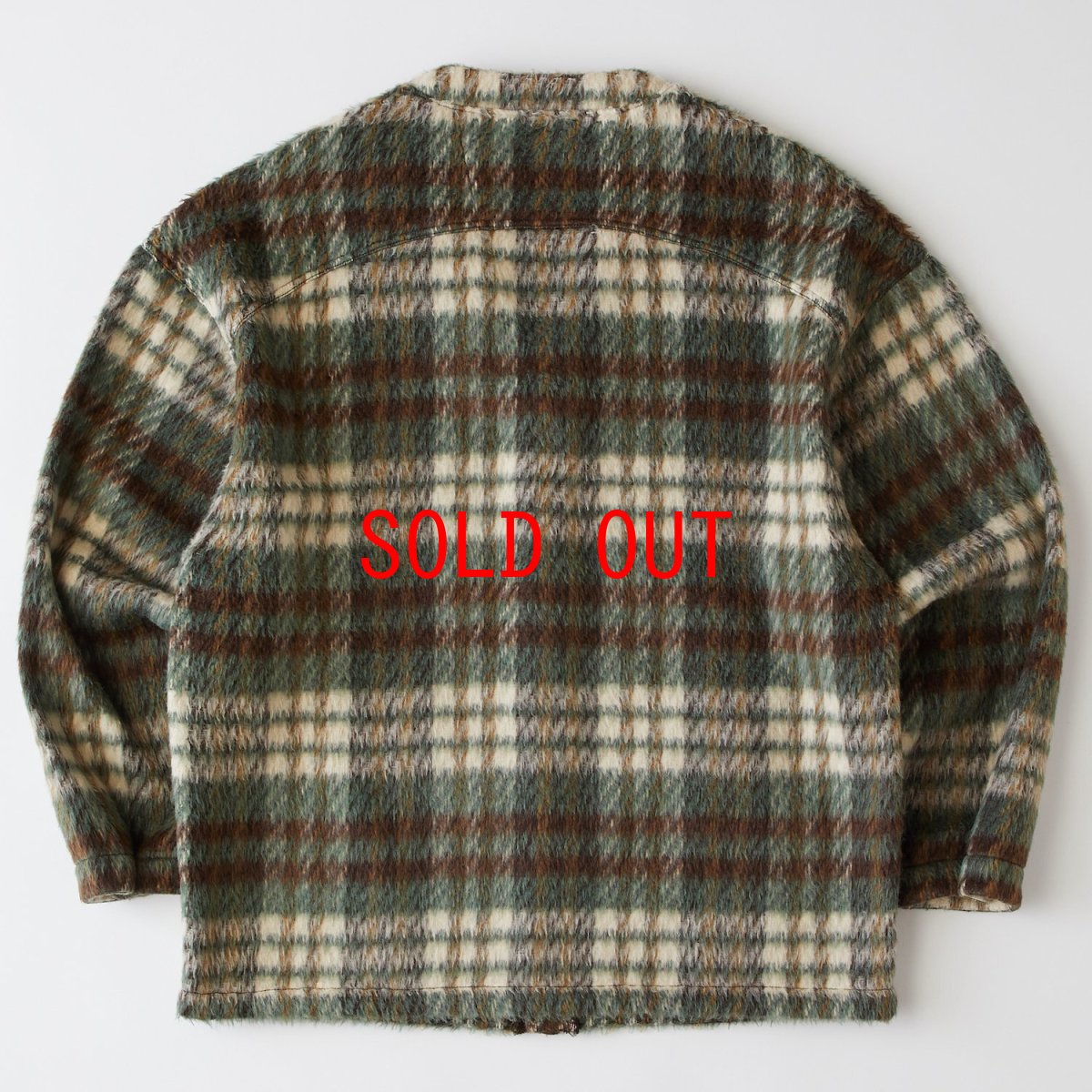 画像3: SHAGGYSHOT Mohair Snap Cardigan Green モヘア スナップ カーディガン (3)