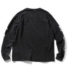 画像3: Sleeve Logo Washed L/S Tee Black スリーブ ロゴ 長袖 Tシャツ (3)