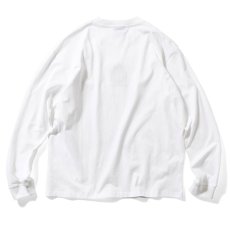 画像3: Heritage Emblem L/S Tee White エンブレム 長袖 Tシャツ (3)
