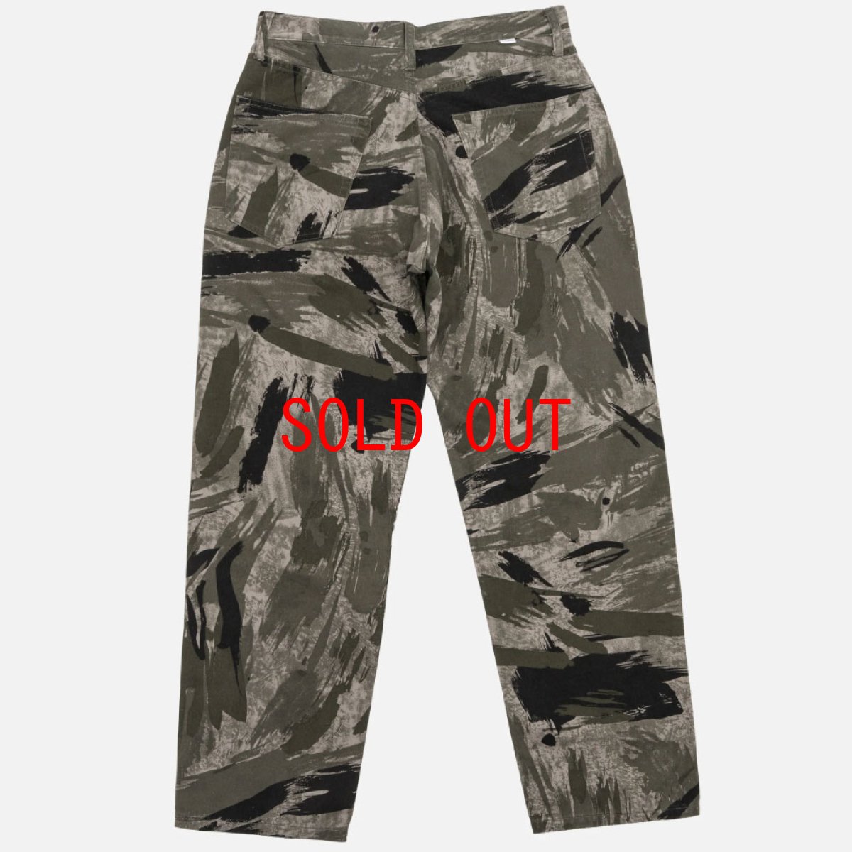 画像3: Brushed Camo Trouser Dark Sand カモフラージュ 5ポケット パンツ (3)