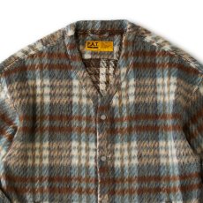 画像4: SHAGGYSHOT Mohair Snap Cardigan Sax モヘア スナップ カーディガン (4)