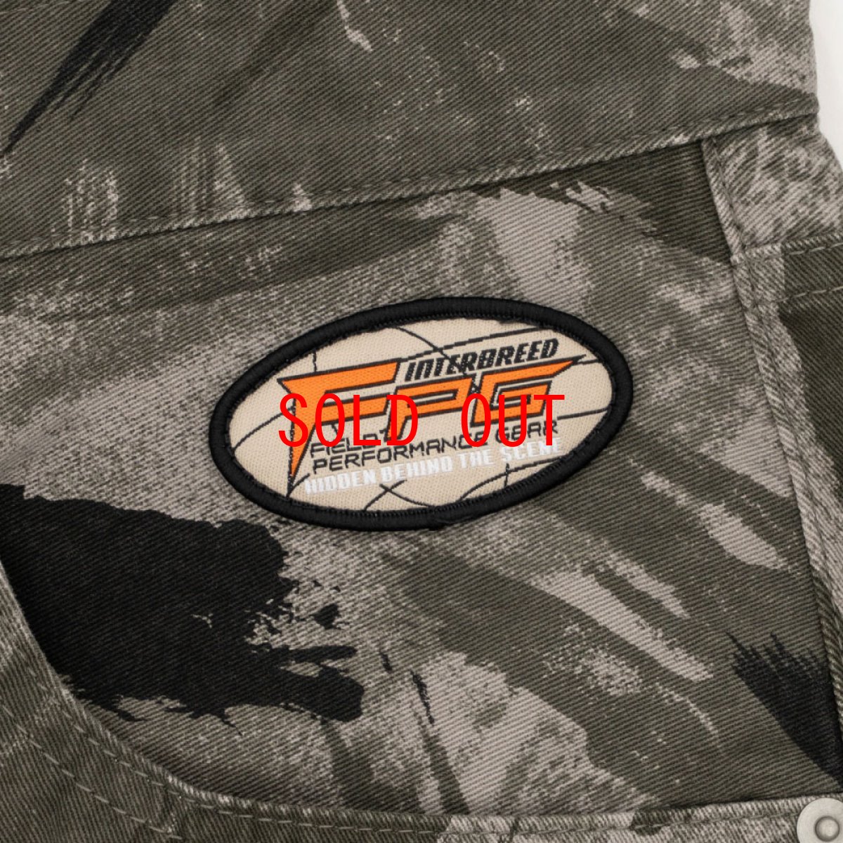 画像8: Brushed Camo Trouser Dark Sand カモフラージュ 5ポケット パンツ (8)