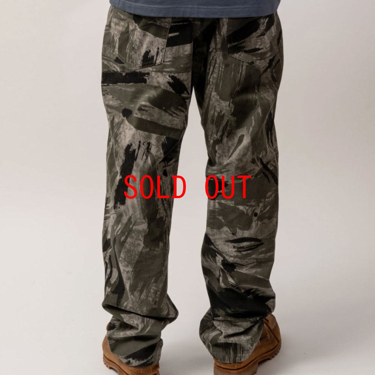 画像6: Brushed Camo Trouser Dark Sand カモフラージュ 5ポケット パンツ (6)