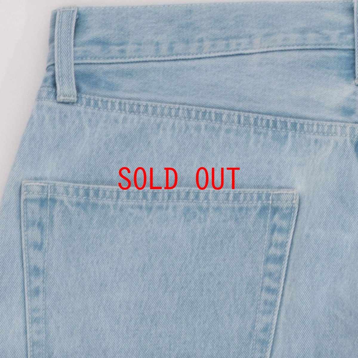 画像10: Washed Daily Jeans Denim Pants Ice Blue ウォッシュ デニム パンツ (10)