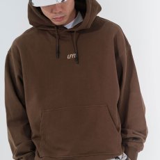 画像1: Essential Tonal Logo Swewat Hoodie Brown プルオーバー パーカー (1)