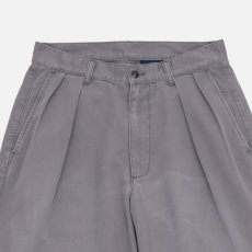 画像5: Faded Two Tuck Chino Grey コットン タック チノ パンツ (5)