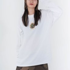 画像5: Heritage Emblem L/S Tee White エンブレム 長袖 Tシャツ (5)