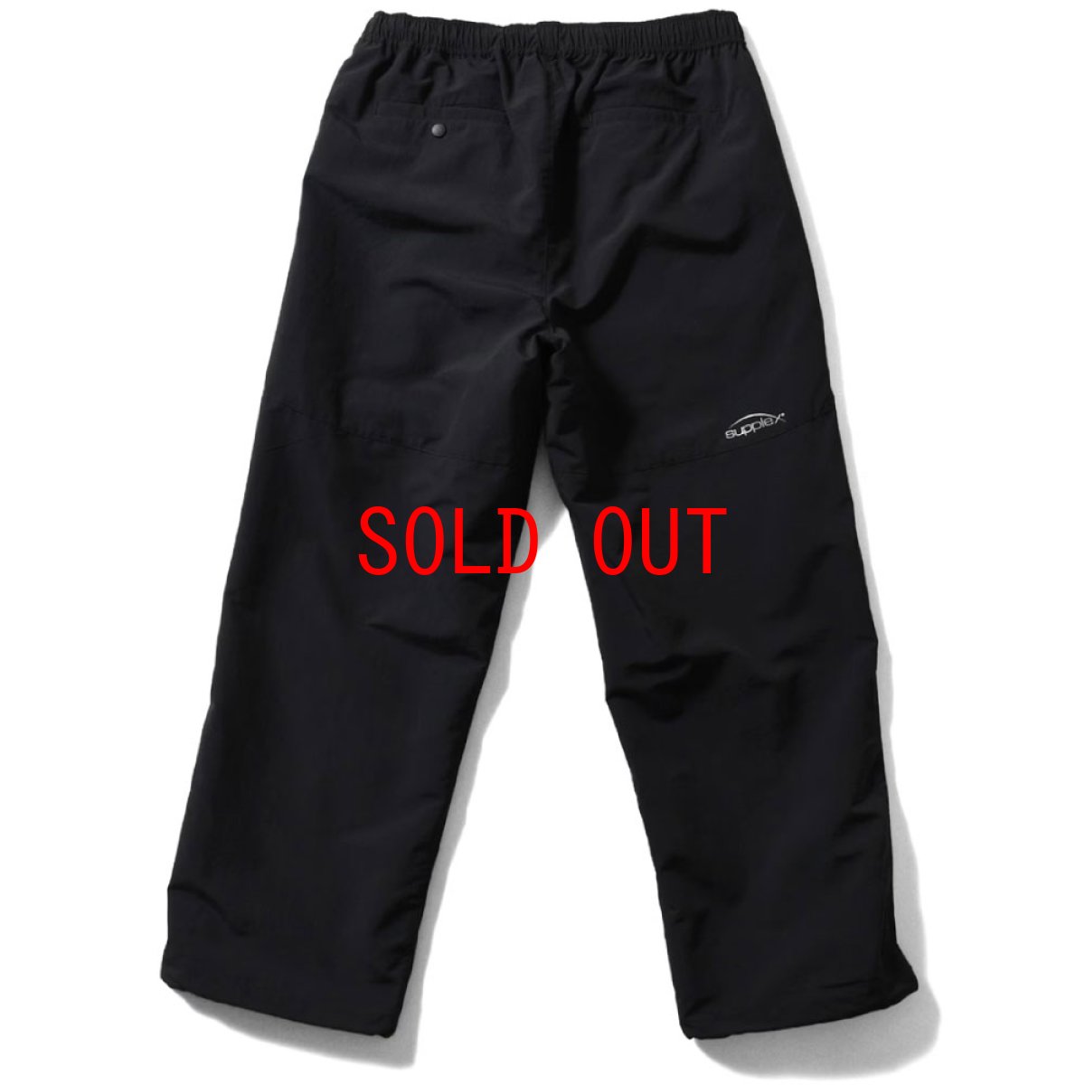 画像4: Supplex Nylon Track Pnats Black ミリタリー スポーツ リフレクター トラック パンツ (4)