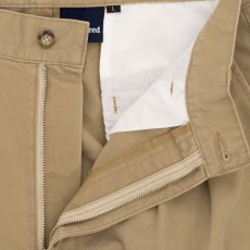 画像11: Faded Two Tuck Chino Beige コットン タック チノ パンツ (11)