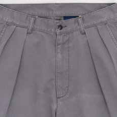 画像10: Faded Two Tuck Chino Grey コットン タック チノ パンツ (10)