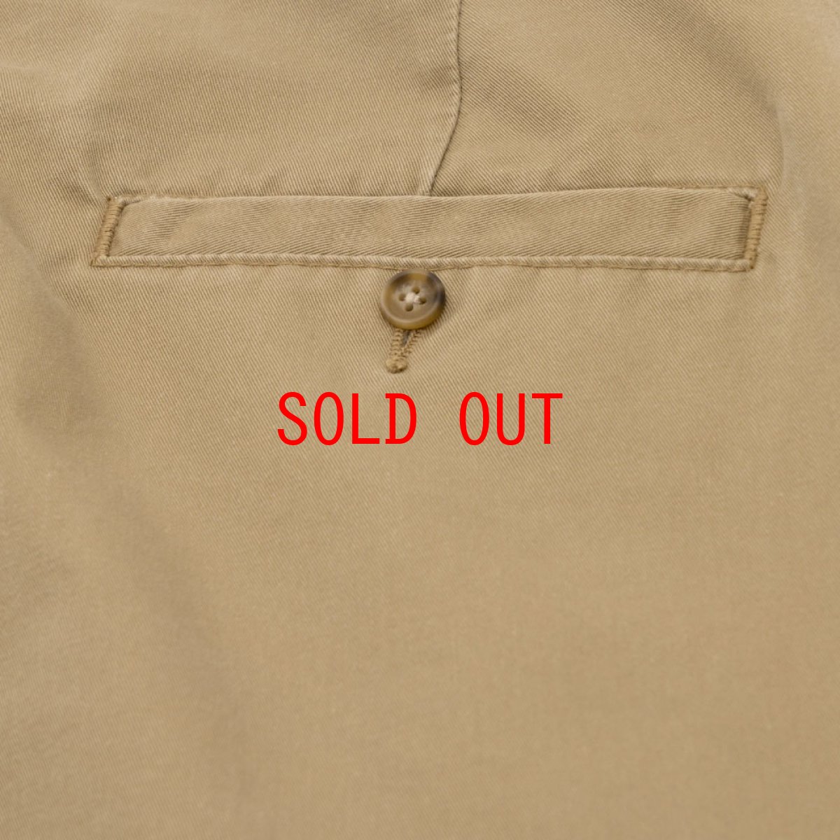 画像8: Faded Two Tuck Chino Beige コットン タック チノ パンツ (8)