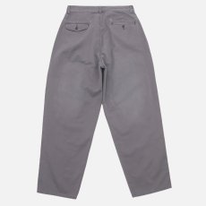 画像4: Faded Two Tuck Chino Grey コットン タック チノ パンツ (4)