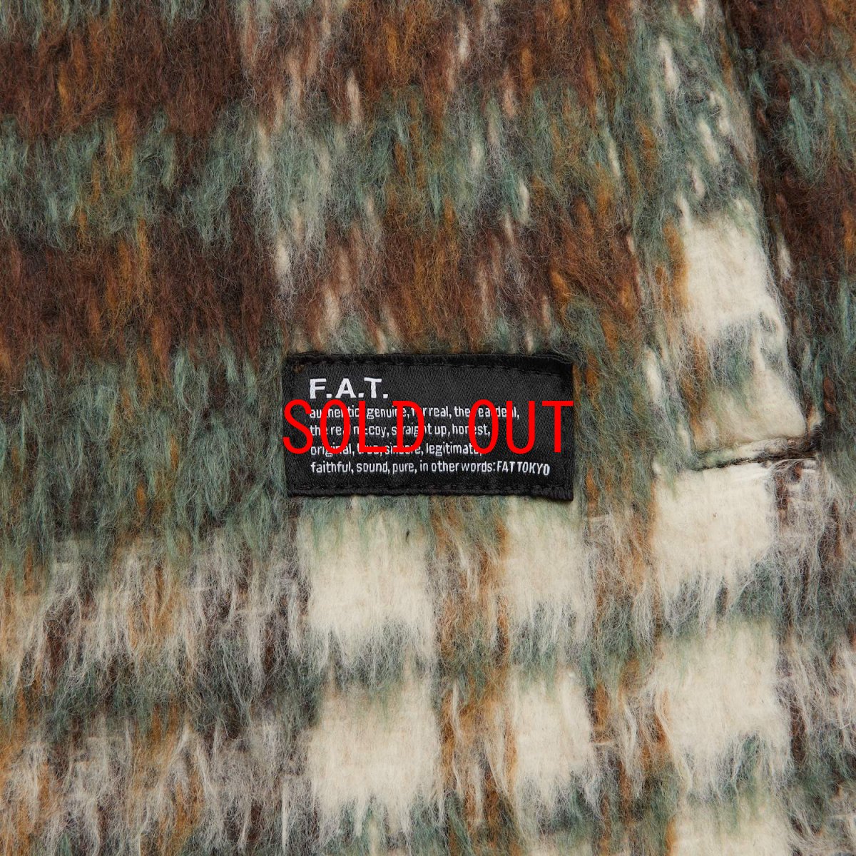 画像6: SHAGGYSHOT Mohair Snap Cardigan Green モヘア スナップ カーディガン (6)