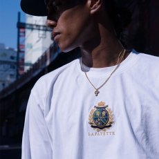 画像1: Heritage Emblem L/S Tee White エンブレム 長袖 Tシャツ (1)