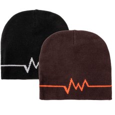 画像1: Deep Sounds Beanie ライン アクリル ビーニー (1)