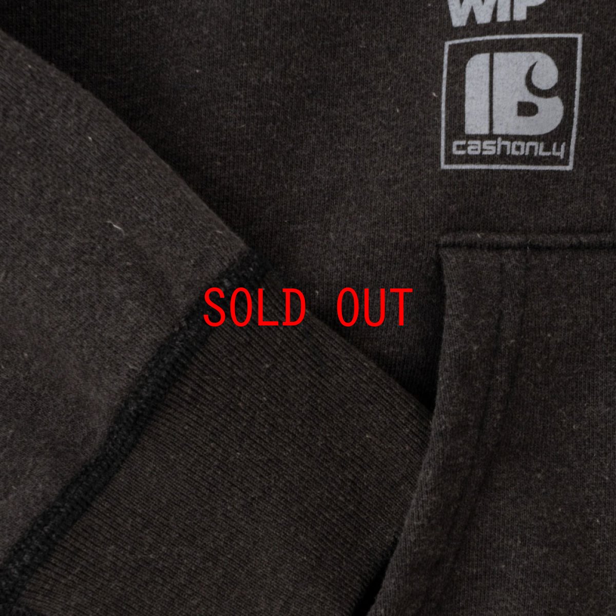画像9: WIP Faded Zip Hoodie Fade BLK フェード ヘビーウェイト ジップ スゥエット フーディー (9)
