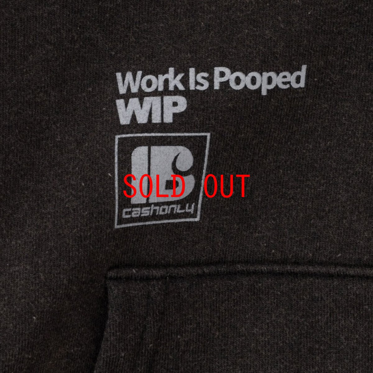画像7: WIP Faded Zip Hoodie Fade BLK フェード ヘビーウェイト ジップ スゥエット フーディー (7)