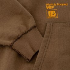 画像3: WIP Faded Zip Hoodie Fade BRN フェード ヘビーウェイト ジップ スゥエット フーディー (3)