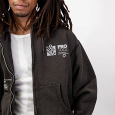 画像12: WIP Faded Zip Hoodie Fade BLK フェード ヘビーウェイト ジップ スゥエット フーディー (12)