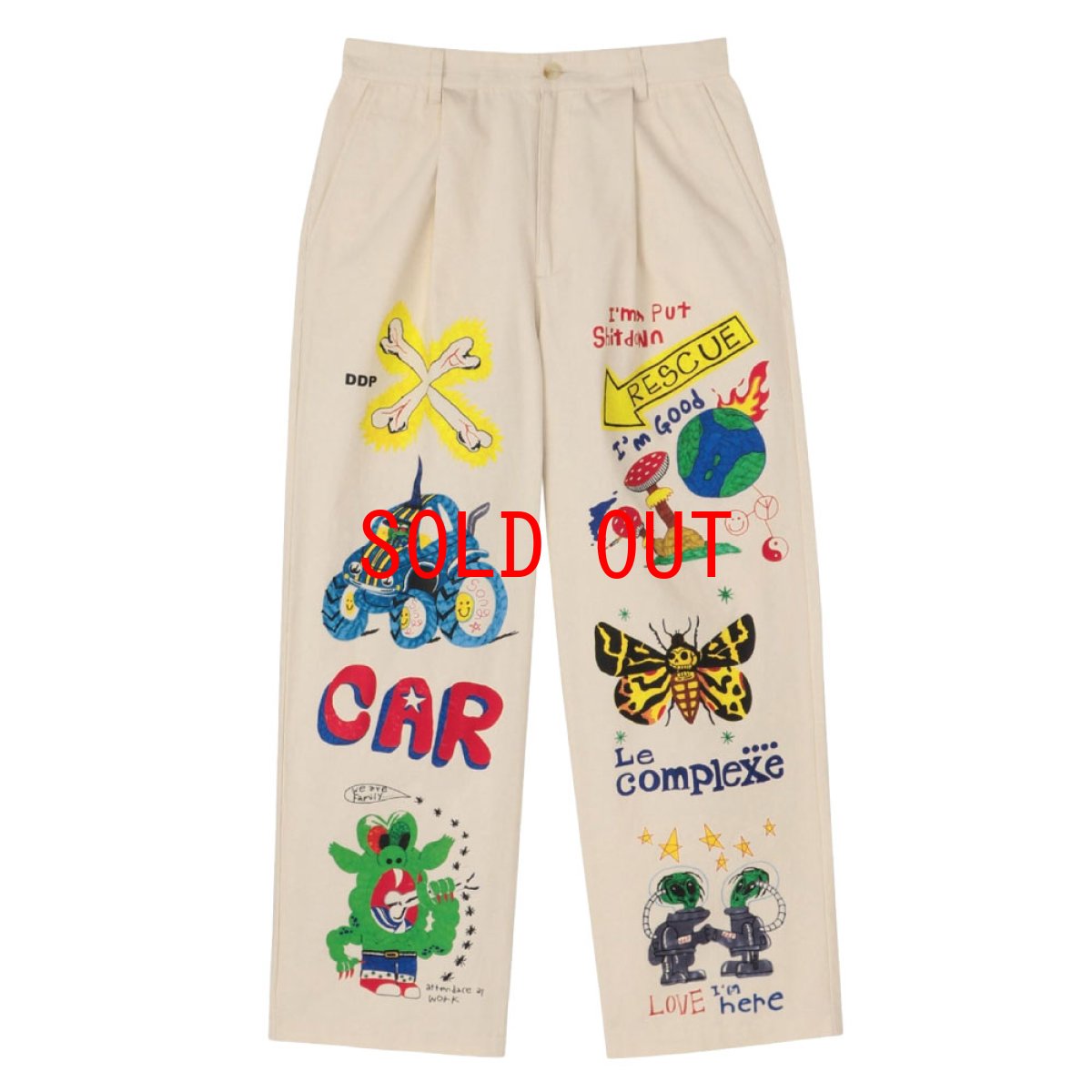 画像3: × Tomason Art Monster Wide Pants モンスター ワイド チノ パンツ (3)